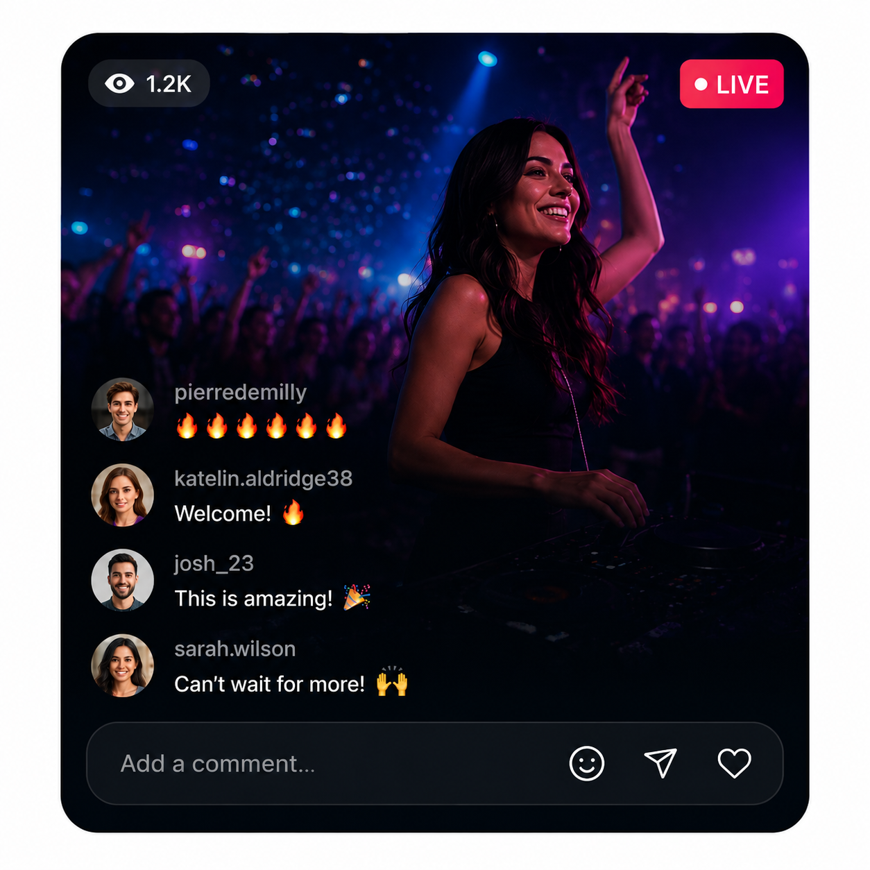 Boomly live automation — DM viewers during Instagram Live